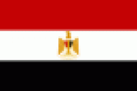 Flagge 20 x 30 cm ÄGYPTEN